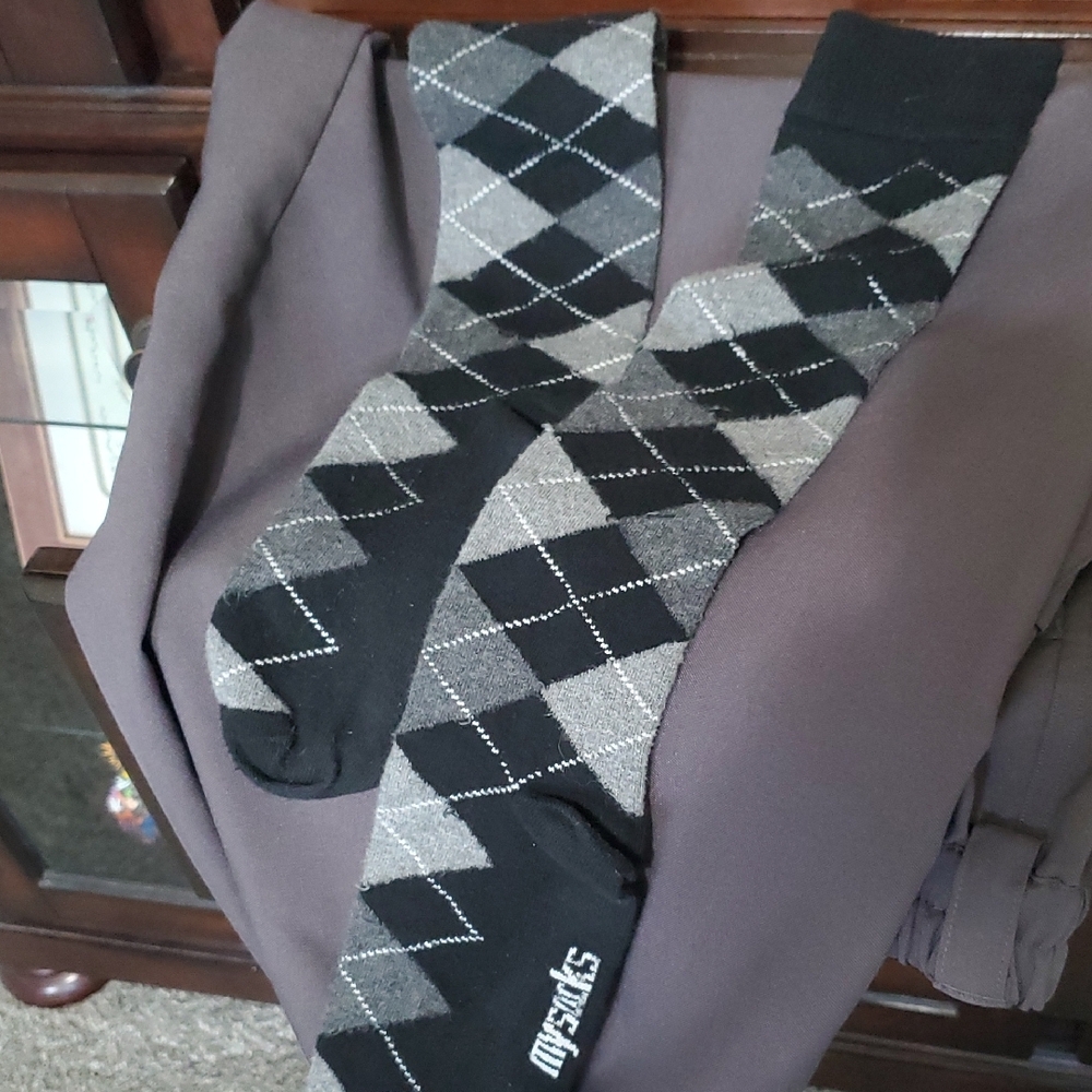 Men's Charcoal Golf Knickers - Picture 5 of 6